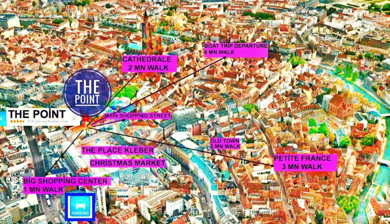 The Point City-Center - Place Kleber สตราสบูร์ก ภายนอก รูปภาพ